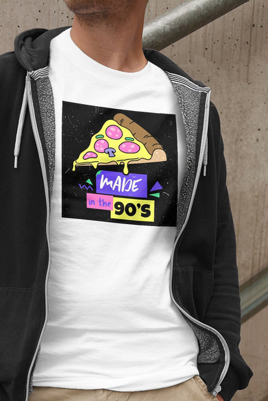 Koszulka z naszywką Made in the 90's