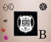 Naszywki EXO K-POP  #BARDZO DUŻO WZORÓW#
