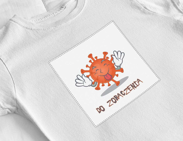 Bluzka damska z naszywką Do Zobaczenia