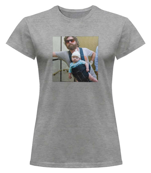 Bluzka damska z naszywką Kac Vegas Alan&Baby