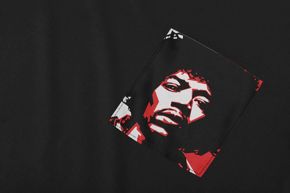 Koszulka z kieszonką JIMI HENDRIX 2