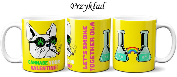 Kubek na Walentynki DODAJ NAPIS!