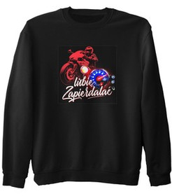 Bluza z naszywką Lubię zapierd..lać 01