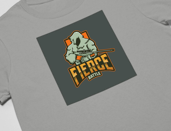 Koszulka z naszywką  FIERCE BATTLE
