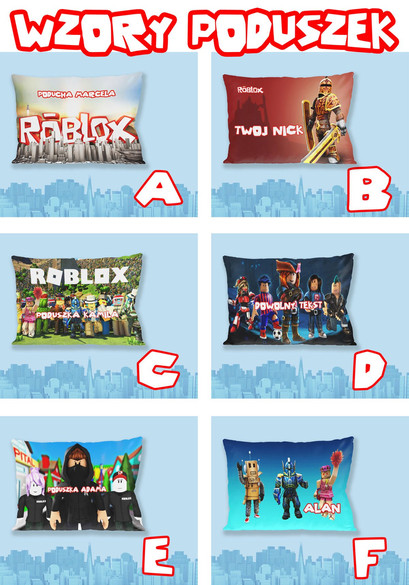 ROBLOX Zestaw na Prezent z Imieniem + Gratisy Fana