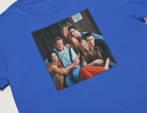 Koszulka z naszywką Friends squad 2