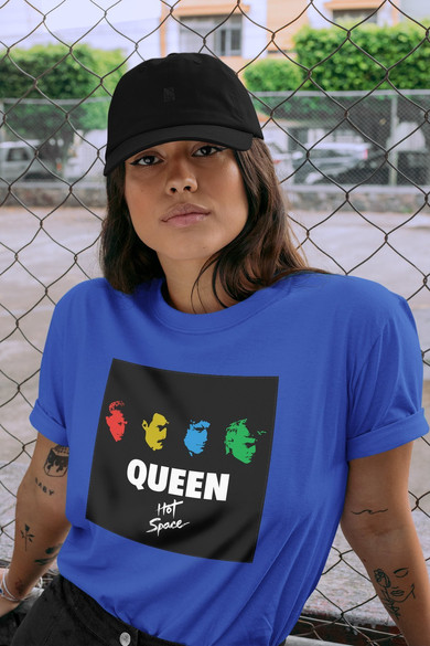 Koszulka z naszywką Queen Hot Space 02