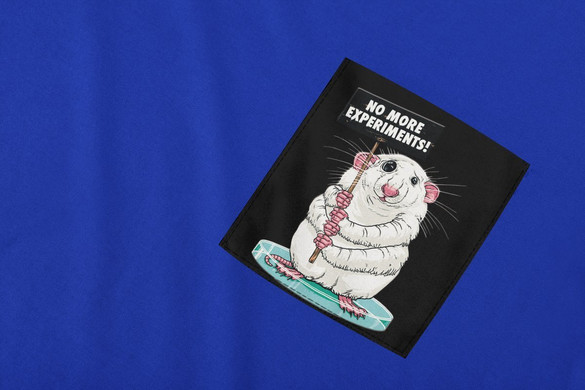 Koszulka z kieszonką No more experiments