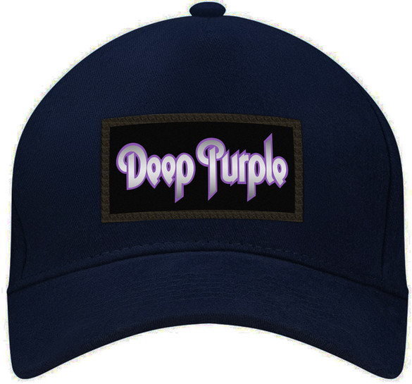 Czapka DEEP PURPLE bejsbolówka z naszywką