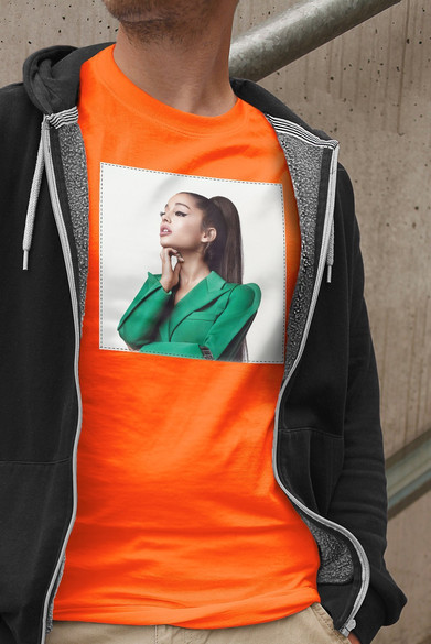 Koszulka z naszywką ARIANA GRANDE 01