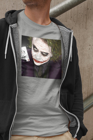 Koszulka z naszywką Joker Heath Ledger