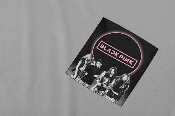 Koszulka z kieszonką BLACKPINK