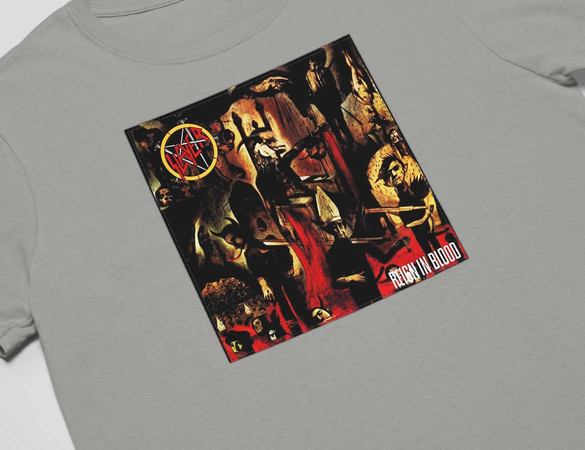 Koszulka z naszywką Slayer Reign in