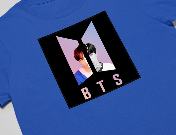 Koszulka z naszywką BTS SUGA