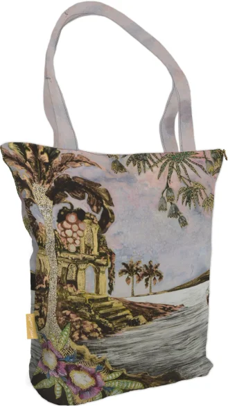 Torba na ramię shopper Pejzaż egzotyczny Michalina Janoszanka