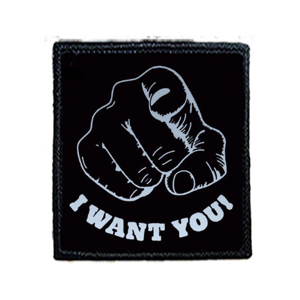 Naszywka  I WANT YOU.
