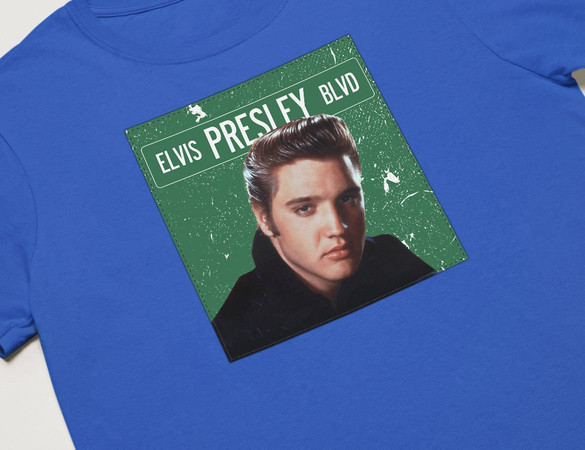 Koszulka z naszywką Elvis Presley 03