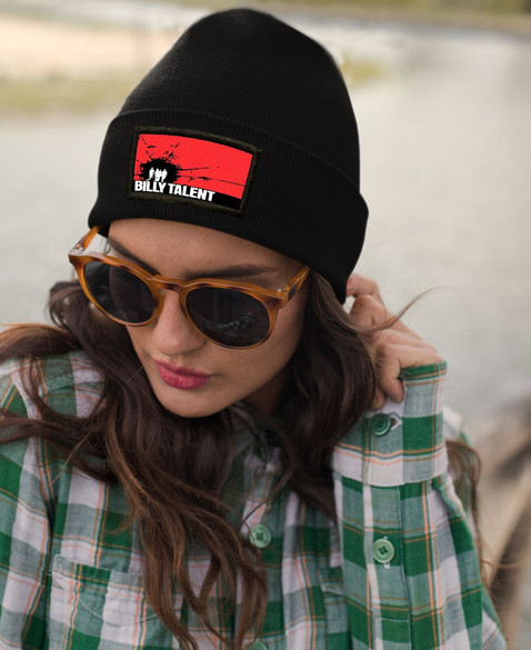 Czapka zimowa z naszywką BILLY TALENT