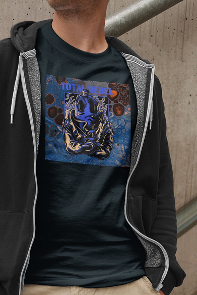 Koszulka z naszywką  TOTAL REBEL