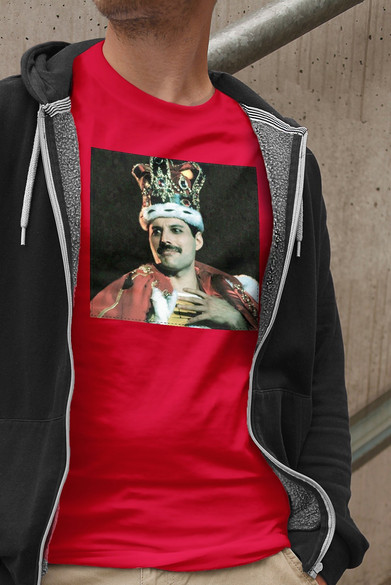 Koszulka z naszywką Queen Freddie Mercury 2
