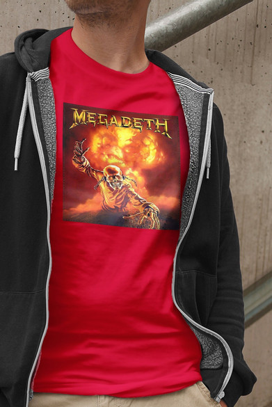 Koszulka z naszywką Megadeth 