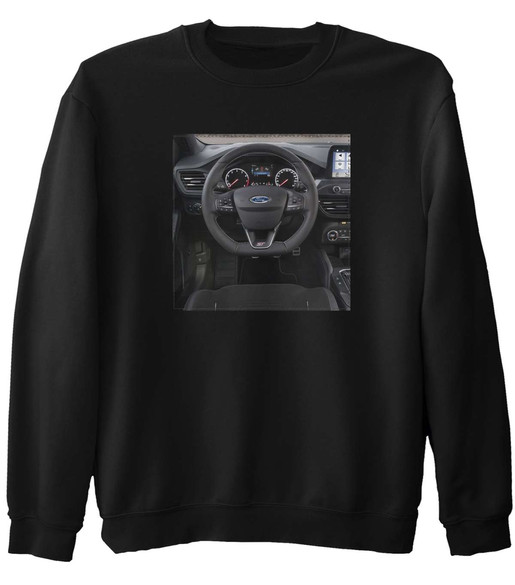 Bluza z naszywką Ford kierownica