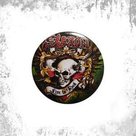 Przypinka SAXON - LIVE TO ROCK