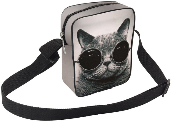 Torba Listonoszka KOT W OKULARACH 01 Dodaj Napis!