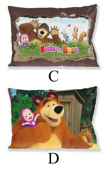 Poduszka MASZA I NIEDŹWIEDŹ 60x40cm na Prezent WZORY