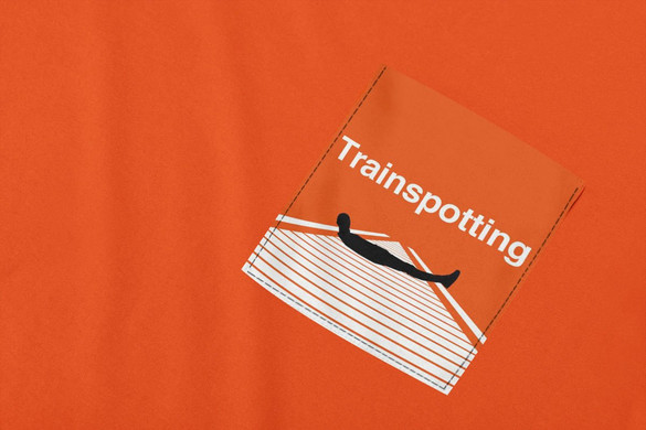 Koszulka z kieszonką TRAINSPOTTING 