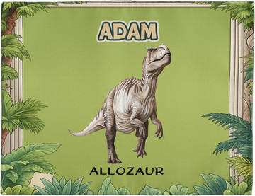 Podkładka na stół Dinozaury Allozaur z dowolnym imieniem