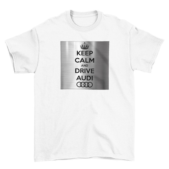 Koszulka z naszywką Audi Keep Calm