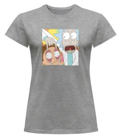 Bluzka damska z naszywką Rick and Morty 04