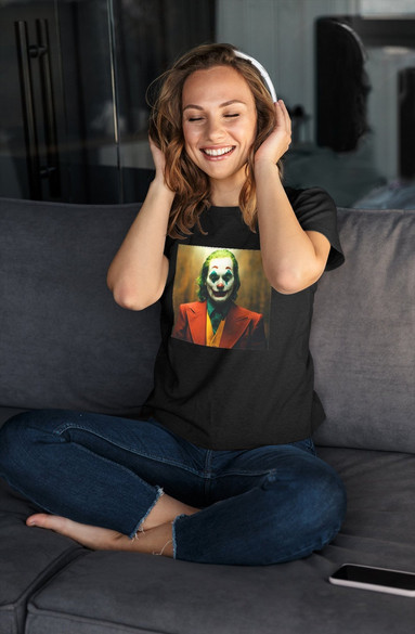 Bluzka damska z naszywką Joker Lift Scene