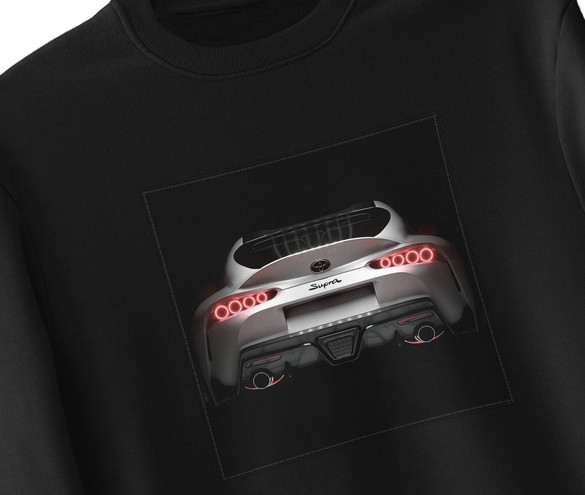 Bluza z naszywką Toyota back