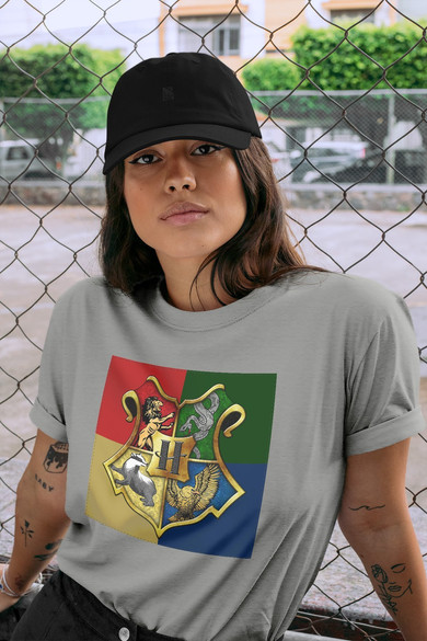 Koszulka z naszywką  Harry Potter logo 