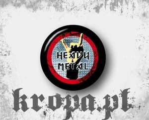 Przypinka  HEAVY METAL