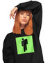 Bluza z naszywką Billie Eilish 03