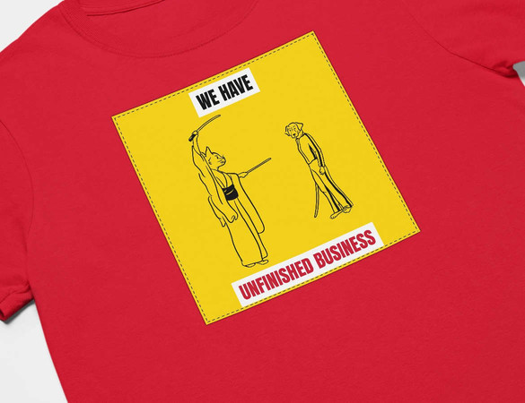 Koszulka z naszywką We have unfinished ...