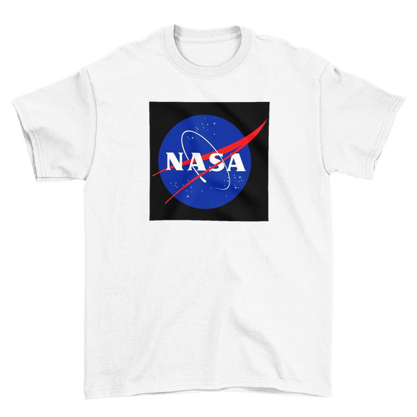 Koszulka z naszywką NASA logo