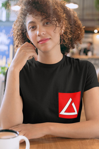 Koszulka z kieszonką ZNAK IGNI