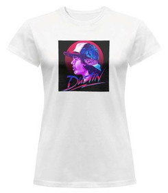 Bluzka damska z naszywką Stranger Things Dustin