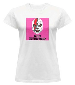 Bluzka damska z naszywką Red Thunder