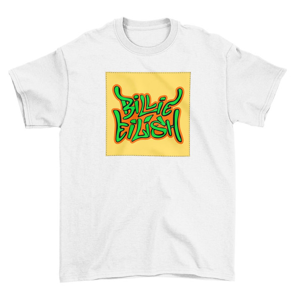 Koszulka z naszywką Billie Eilish 04