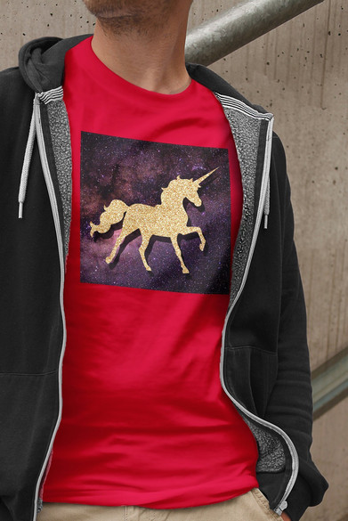 Koszulka z naszywką Unicorne 03