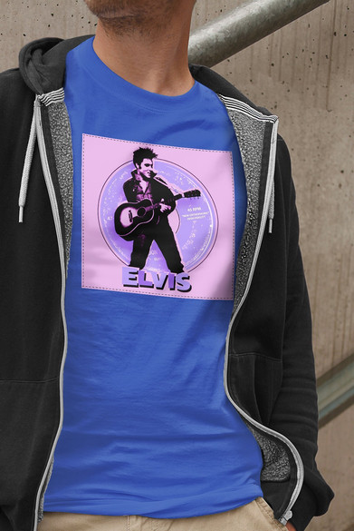 Koszulka z naszywką Elvis Presley 01