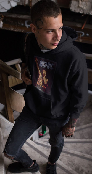 Bluza z naszywką AC/DC BON SCOTT