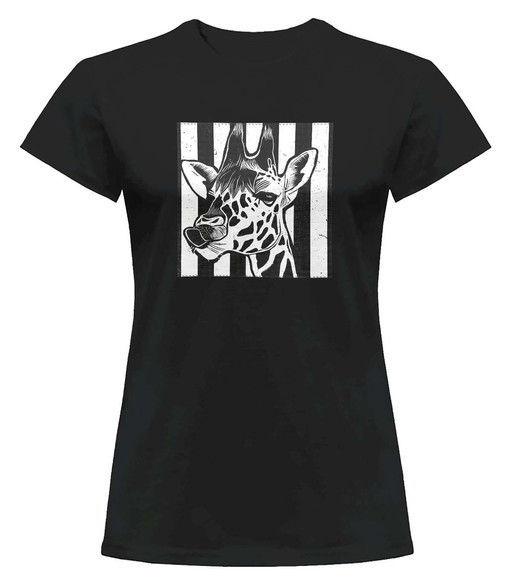 Bluzka damska z naszywką Giraffe/ żyrafa