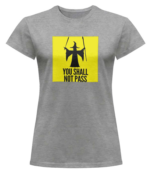 Bluzka damska z naszywką You shall not pass