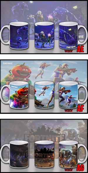 Kubek FORTNITE 33 wzory + imię gracza GRATIS